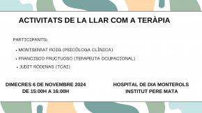 Activitats de la llar com a terpia